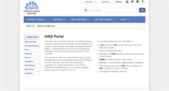 Desktop Screenshot of aims.niassembly.gov.uk